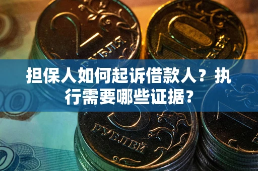 济南担保人如何起诉借款人？执行需要哪些证据？