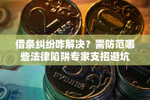 济南借条纠纷咋解决？需防范哪些法律陷阱专家支招避坑