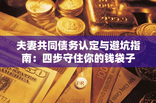 济南夫妻共同债务认定与避坑指南：四步守住你的钱袋子