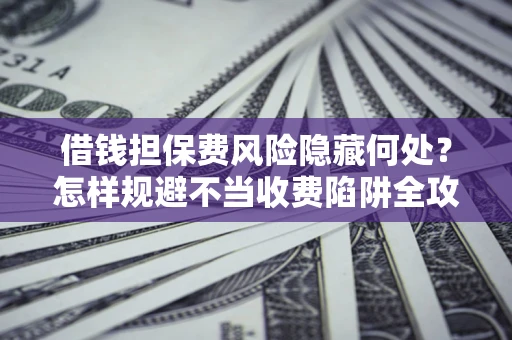 济南借钱担保费风险隐藏何处？怎样规避不当收费陷阱全攻略！